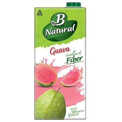 B- NATURAL GUAVA  FRUIT JUICE 1LTR