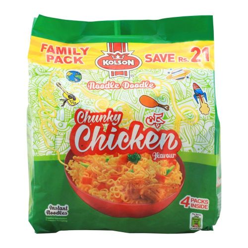 KOLSON CHUNKY CHICKEN NOODLES ( 4 PACK )