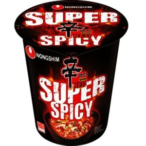 NONGSHIM RED SUPER SPICY CUP NOODLES 68G