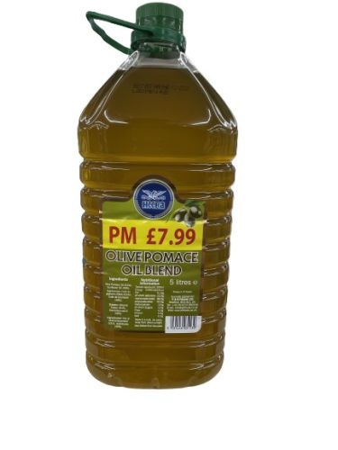 HEERA POMACE OLIVE OIL BLENDED ( PLASTIC ) 5LT