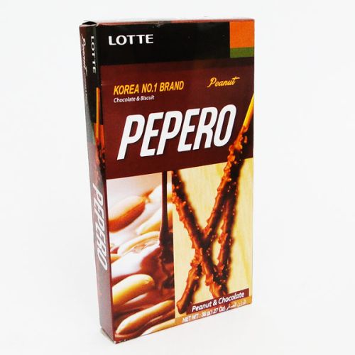 LOTTE PEPERO PEANUT & CHOCOLATE 36G