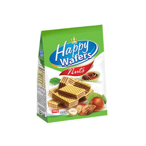 HAPPY WAFFERS MINI NUTS 200G