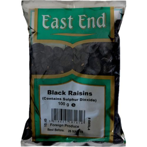 EAST END BLACK RAISINS 100gm