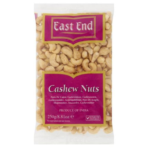 EAST END ROASTED CASHEW NUTS 100gm