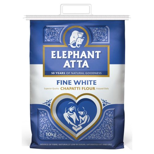 ELEPHANT ATTA FINE WHITE 10KG
