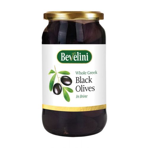 BEVELINI WHOLE BLACK OLIVES 365G
