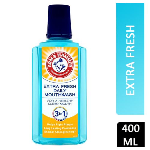 ARM&HAMMER MOUTH WASH EXTRA FRESH 3IN1 400ML