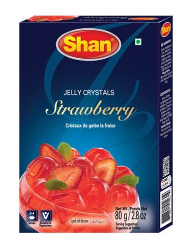 SHAN SWEET JELLY CRYSTALS STRAWBERRY 80G