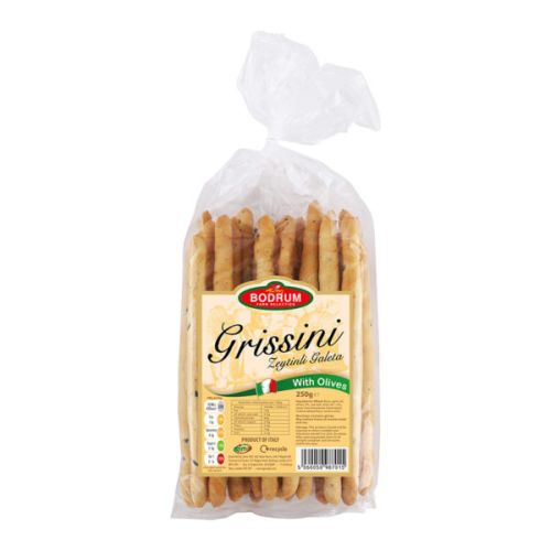 BODRUM GRISSINI WITH OLIVES 250G