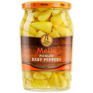 MELIS BABY PEPPERS PICKLED 620G
