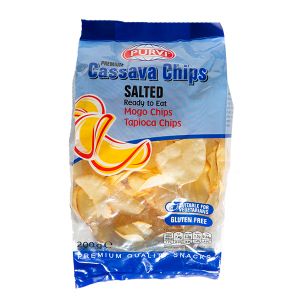 Purvi Cassava Chips Salted 200G